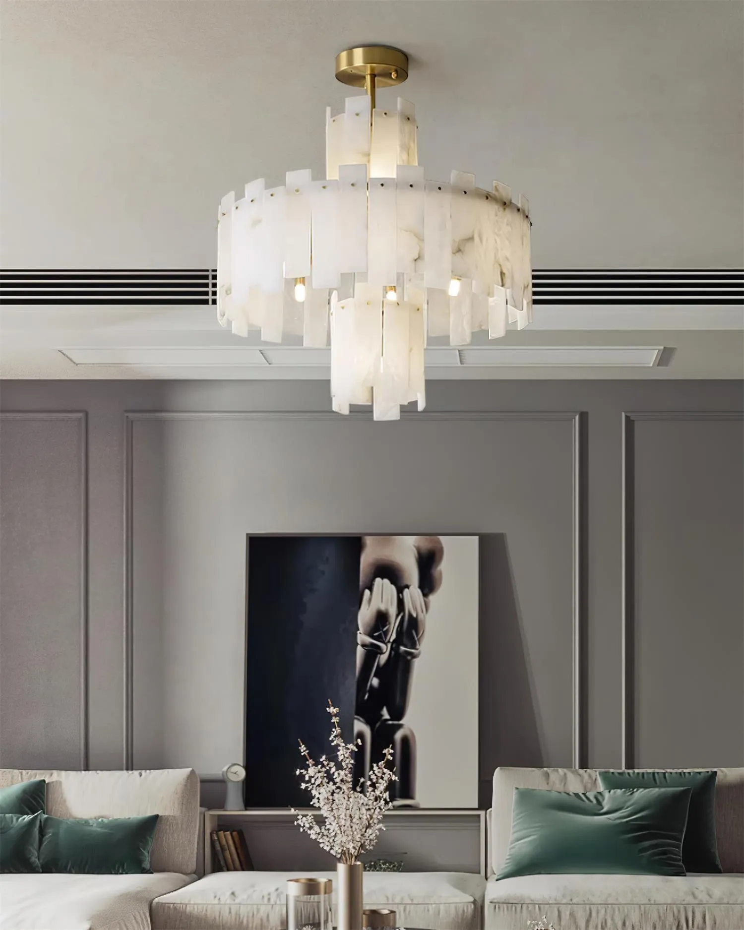 Regina Alabaster Chandelier