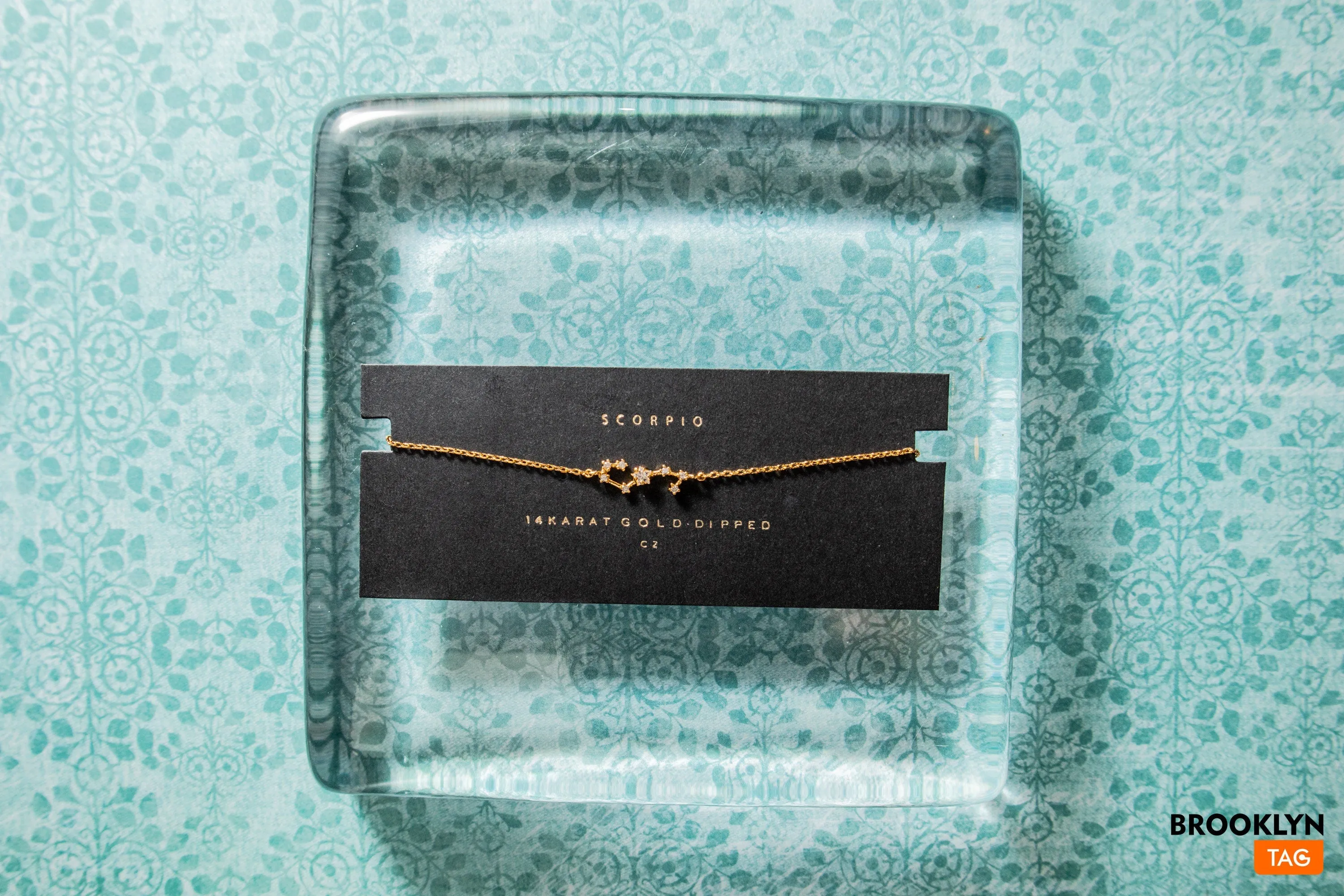 Scorpio Zodiac Constellation Bracelet and Ring Matching Set