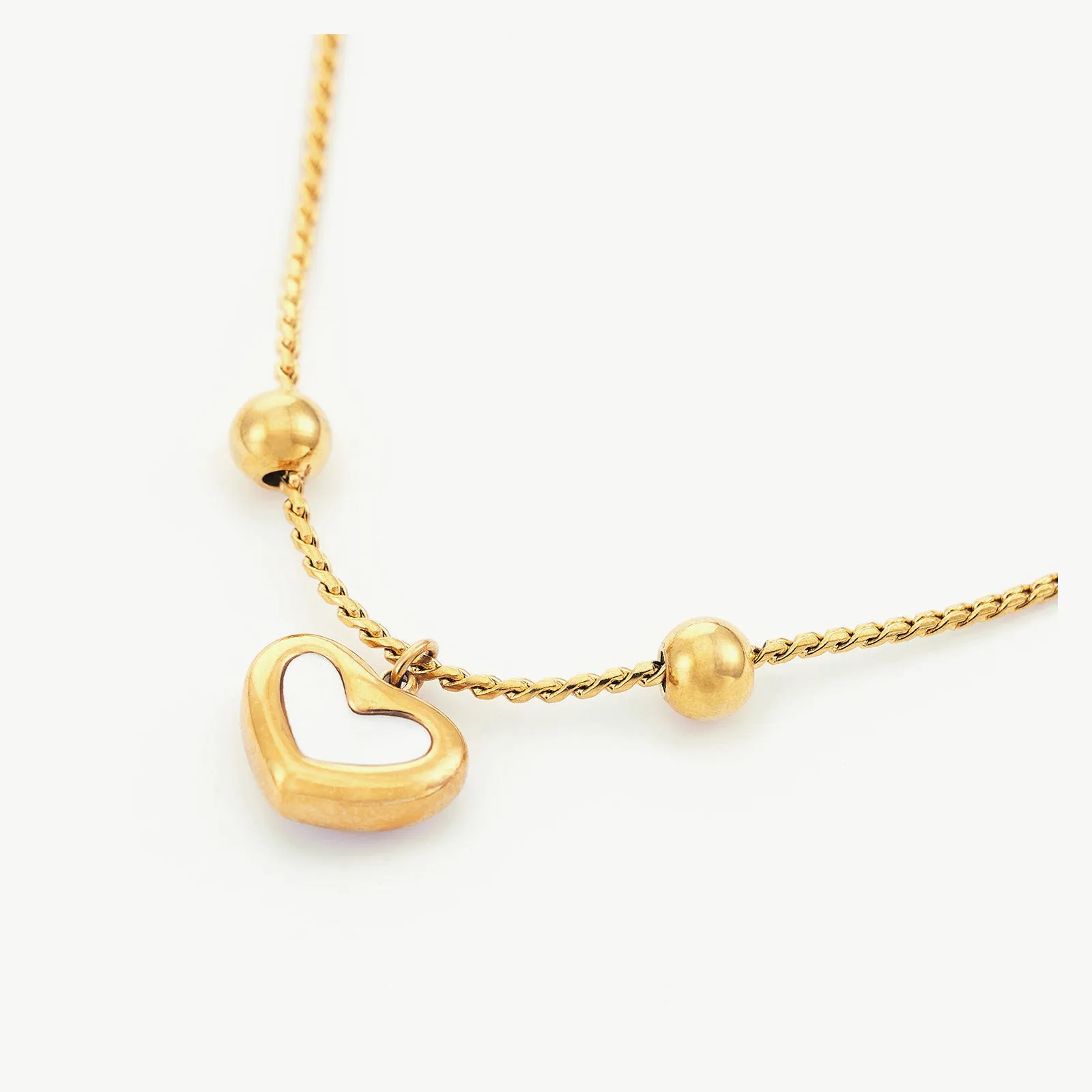 Shell Drop Golden Bracelet