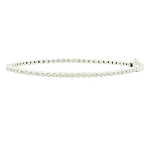 Signature Bezel Pavé Hinge Bangle