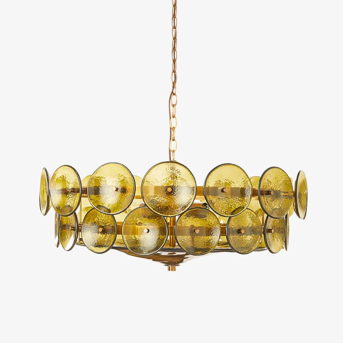 Solaris Disc Murano Chandelier