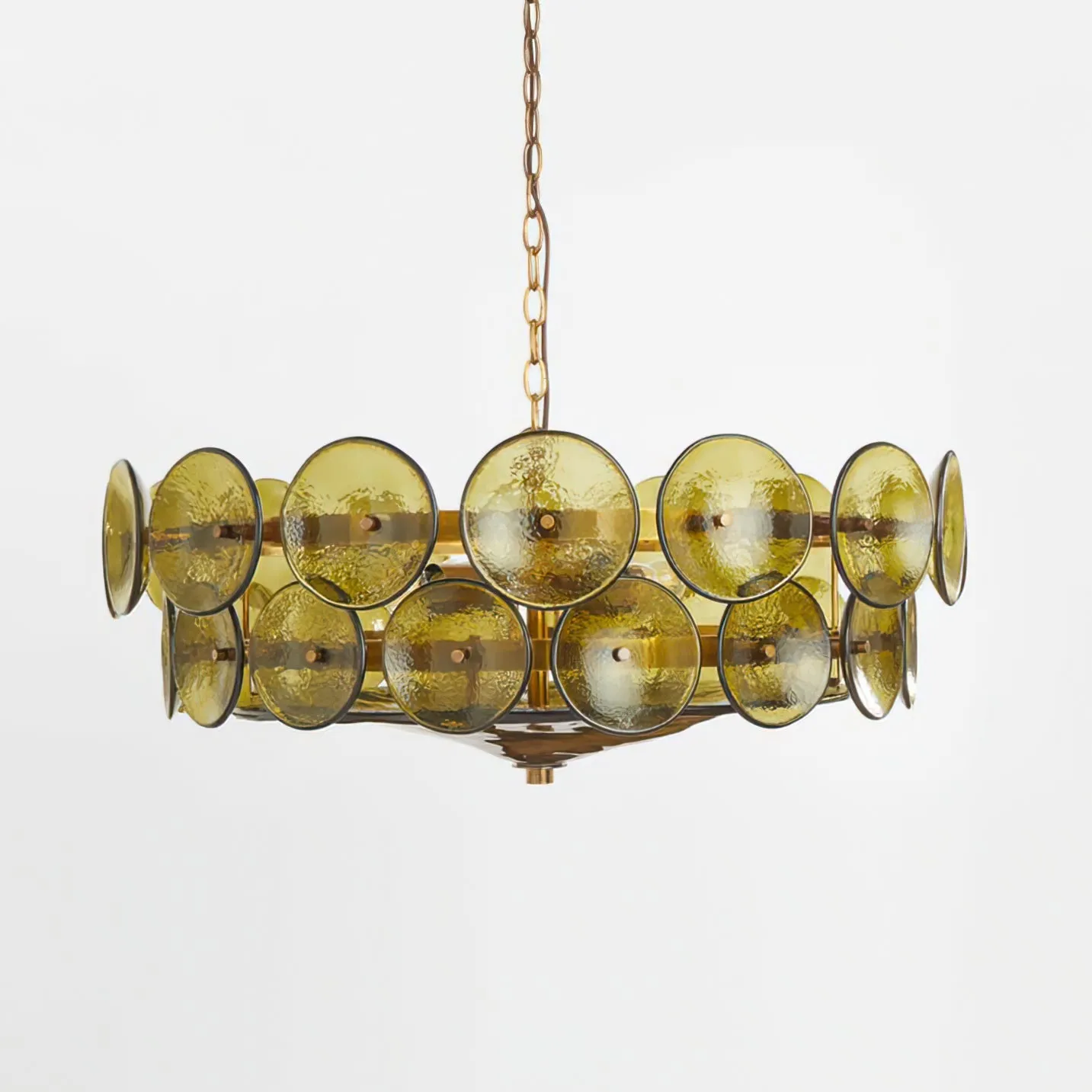 Solaris Disc Murano Chandelier