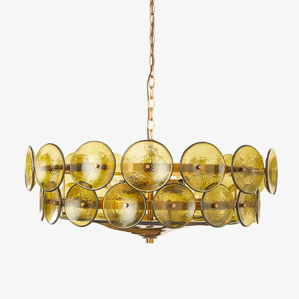 Solaris Disc Murano Chandelier