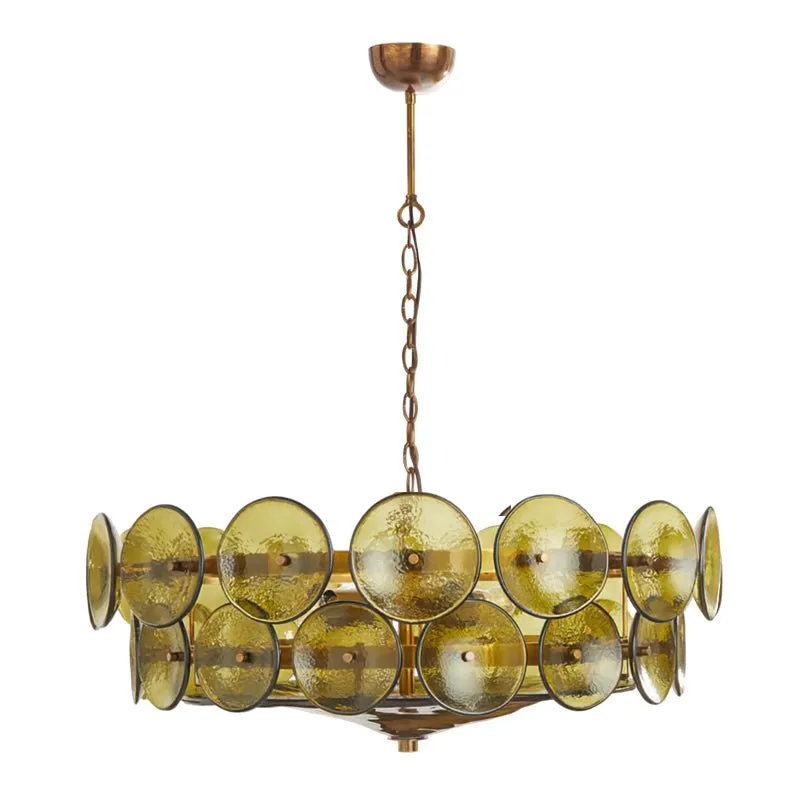 Solaris Disc Murano Chandelier