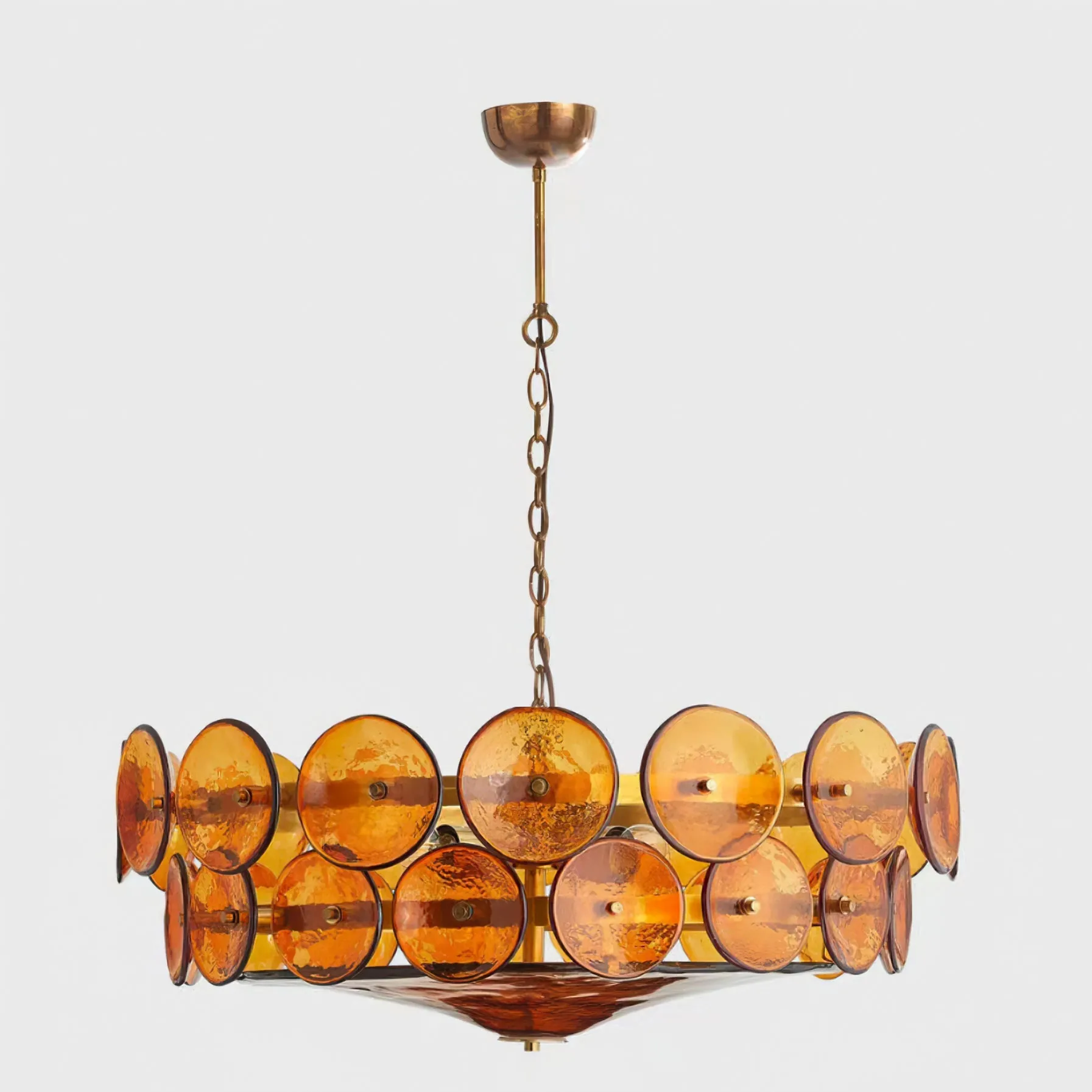 Solaris Disc Murano Chandelier