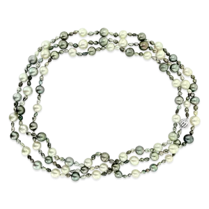 South Sea, Tahitian & Keshi Pearl Necklace