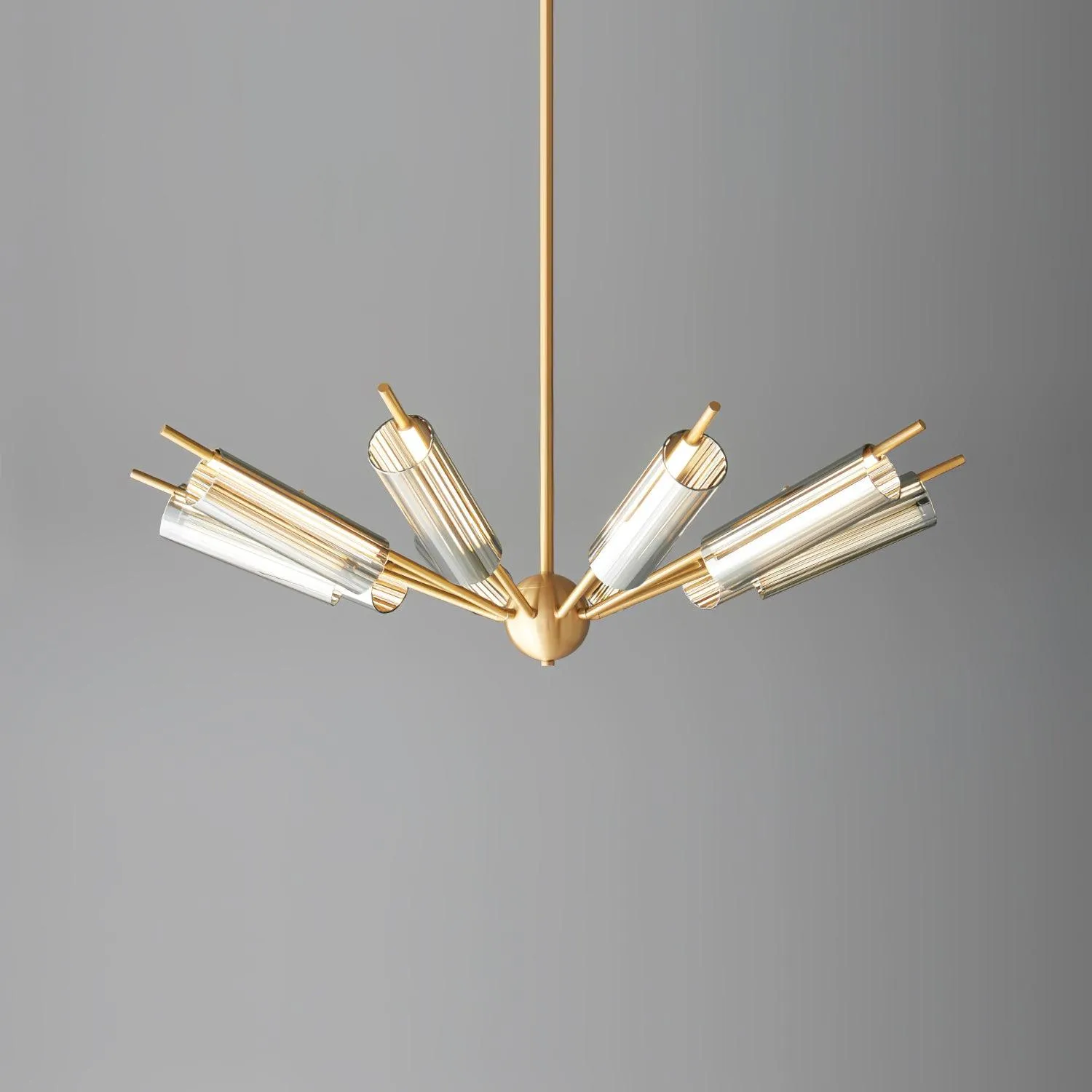 Sputnik Brass Chandelier