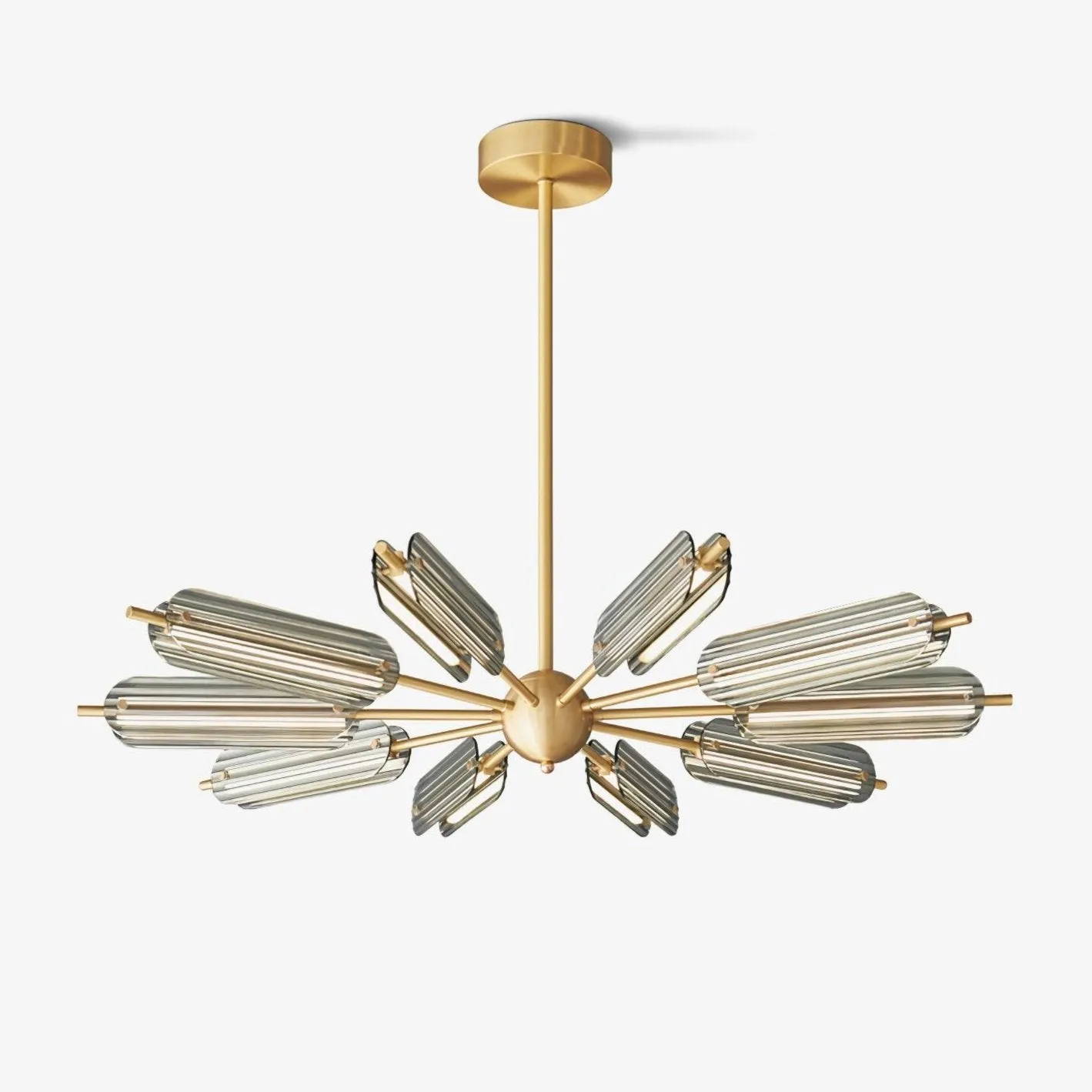 Sputnik Brass Chandelier