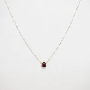 Sterling Silver Garnet Necklace