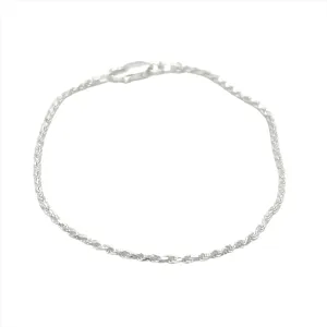 Sterling Silver Rope Bracelet