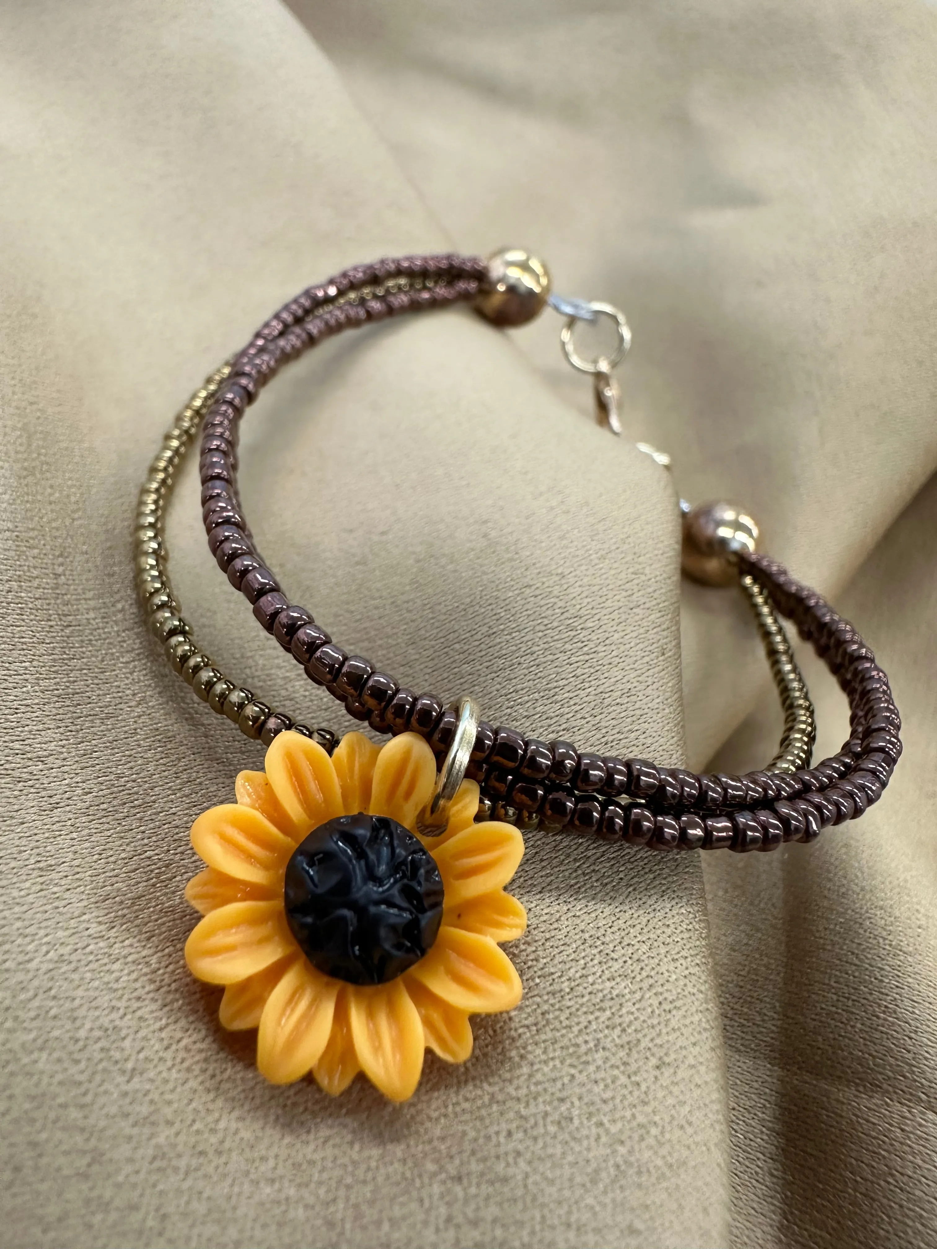 Sunflower multi bracelet