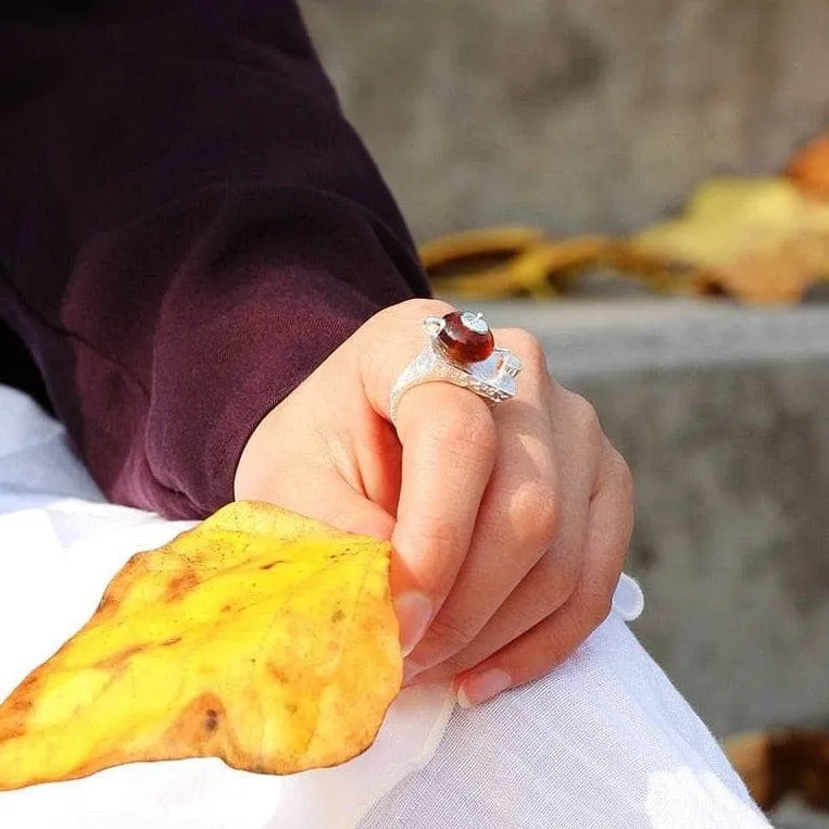 Vintage Cute Teapot Ring